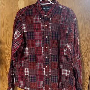 Ralph Lauren Men's Multicolor Plaid Button Down Shirt